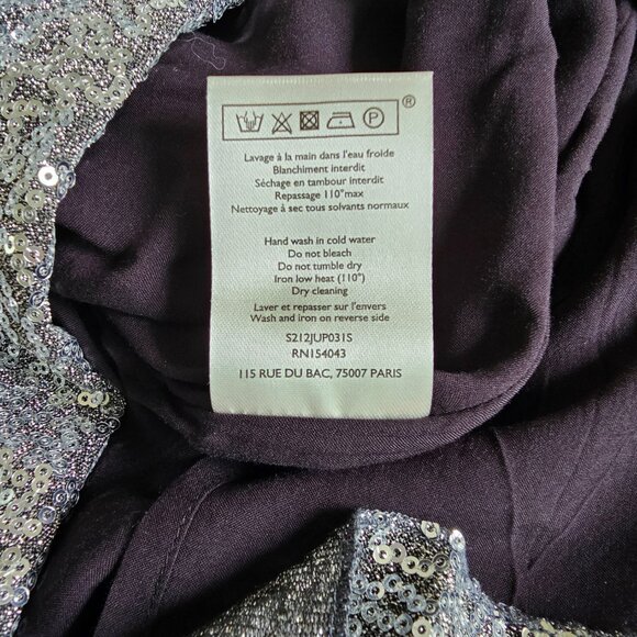 Sezane Dino Skirt Argent. - Size 36 - Picture 10 of 10